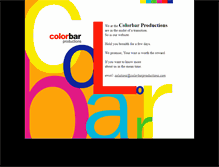 Tablet Screenshot of colorbarproductions.com